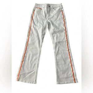 NWOT Driftwood White Denim with Colorful trim 26